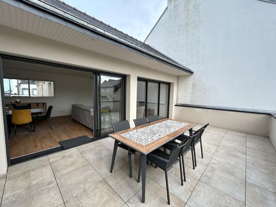 Grande Maison Neuve A 100 M De La Plage 플레뇌프-발-앙드레 외부 사진